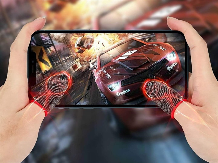 Finger sleeve for mobile games, 2-pack in the group Sport, leisure & Hobby / Fun stuff / Smart home at TP E-commerce Nordic AB (38-82296)