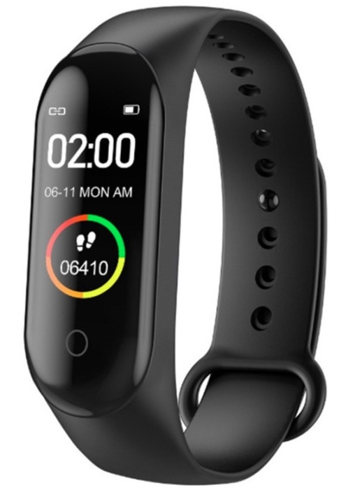 Smart aktivitetsarmband till iPhone och Android, Svart in the group Sport, leisure & Hobby / Smartwatch & Activity trackers / Activity bracelets at TP E-commerce Nordic AB (38-82304)