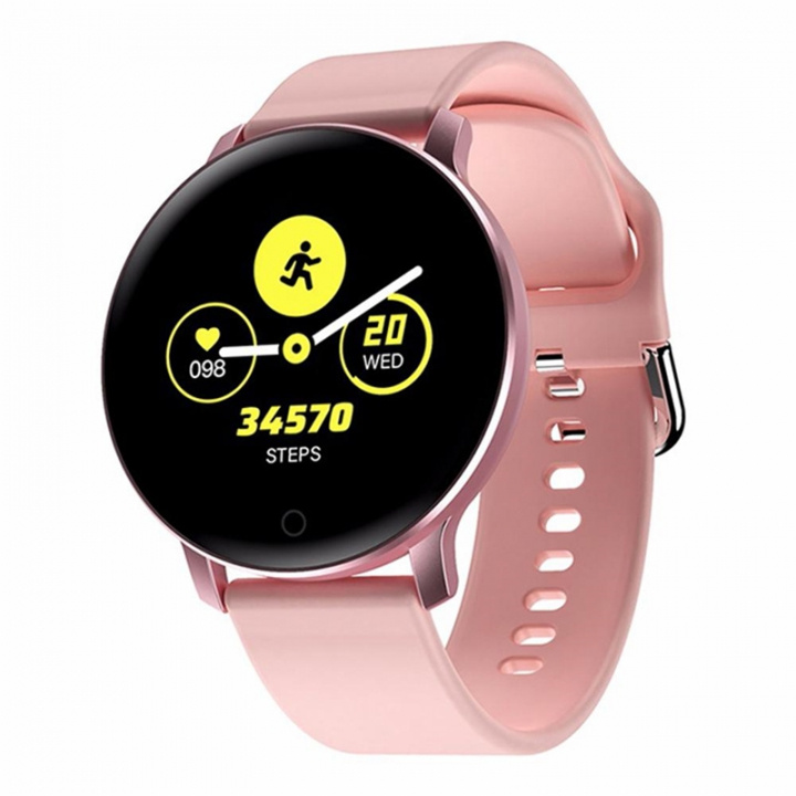 W8 Vattentålig Smartklocka, Rosa in the group Sport, leisure & Hobby / Smartwatch & Activity trackers / Smartwatches at TP E-commerce Nordic AB (38-82307)