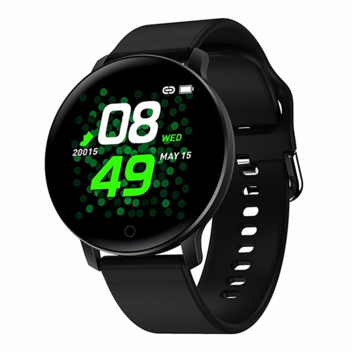 W8 Vattentålig Smartklocka, Svart in the group Sport, leisure & Hobby / Smartwatch & Activity trackers / Smartwatches at TP E-commerce Nordic AB (38-82308)