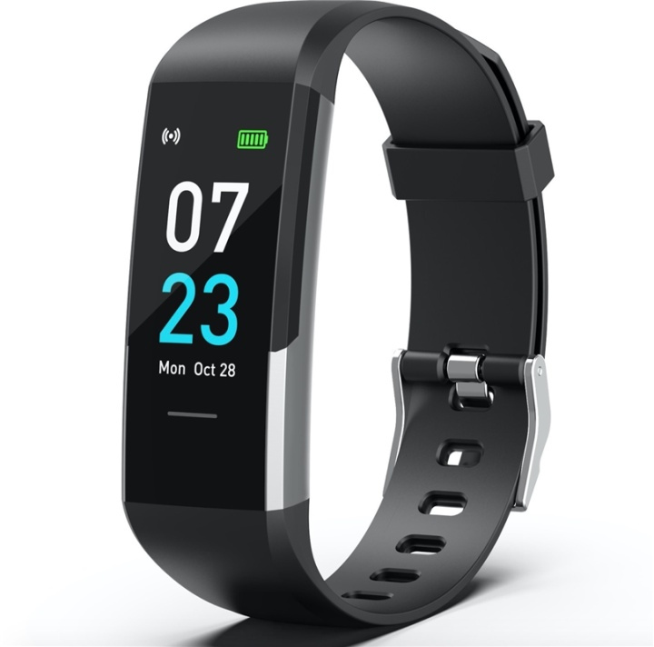 Smart activity wristband, Black in the group Sport, leisure & Hobby / Smartwatch & Activity trackers / Activity bracelets at TP E-commerce Nordic AB (38-82309)