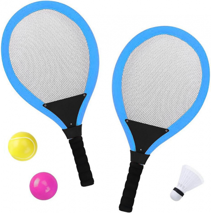 2 x Beach tennis rackets, Blue in the group TOYS, KIDS & BABY PRODUCTS / Toys / Board games / Outdoor games at TP E-commerce Nordic AB (38-82404)