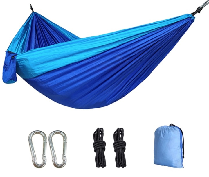 Large hammock, blue in the group Sport, leisure & Hobby / Outdoor recreation / Outdoor recreation gadgets at TP E-commerce Nordic AB (38-82418)