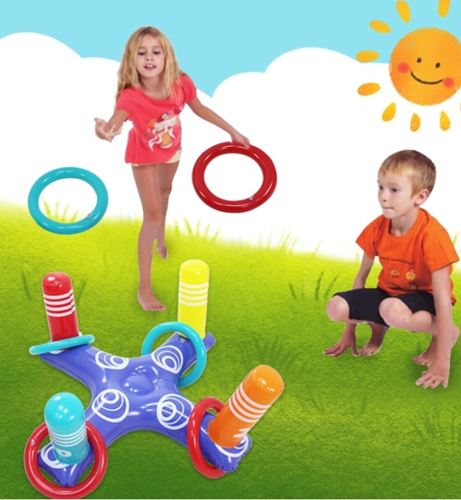 Ring Toss game, Inflatable in the group TOYS, KIDS & BABY PRODUCTS / Outdoor toys / Garden toys at TP E-commerce Nordic AB (38-82435)