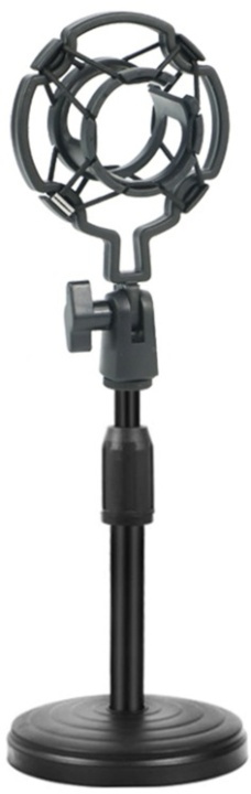 Shock-absorbing microphone stand, 35 cm in the group COMPUTERS & PERIPHERALS / Computer accessories / Microphones at TP E-commerce Nordic AB (38-82455)