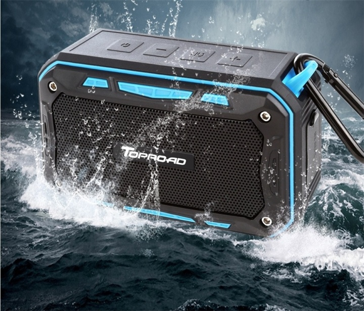Water Resistant Speaker with Carabiner and Bike Mount in the group HOME ELECTRONICS / Audio & Picture / Speakers & accessories / Bluetooth Speakers / Portable speakers at TP E-commerce Nordic AB (38-82462)