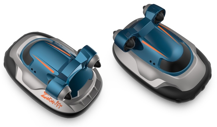 2.4G Mini Hovercraft - Radio Controlled Hovercraft/Boat, 1:16, Blue in the group TOYS, KIDS & BABY PRODUCTS / Radio controlled / RC boats at TP E-commerce Nordic AB (38-82485)