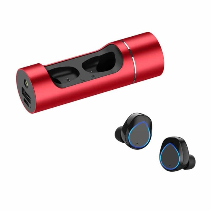 K-01, Wireless in-ear headphones, Red in the group HOME ELECTRONICS / Audio & Picture / Headphones & Accessories / Headphones at TP E-commerce Nordic AB (38-82553)