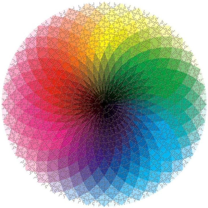 Round rainbow puzzle, 1000 pieces in the group Sport, leisure & Hobby / Hobby / Puzzle at TP E-commerce Nordic AB (38-82564)
