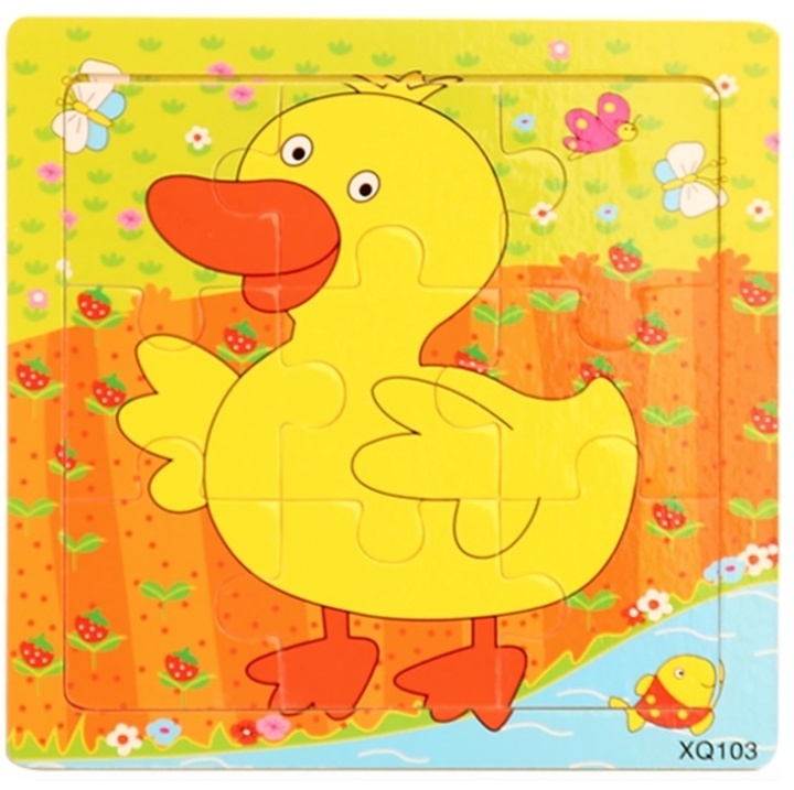 9-piece puzzle, Duck in the group TOYS, KIDS & BABY PRODUCTS / Toys / Kids puzzle at TP E-commerce Nordic AB (38-82584)
