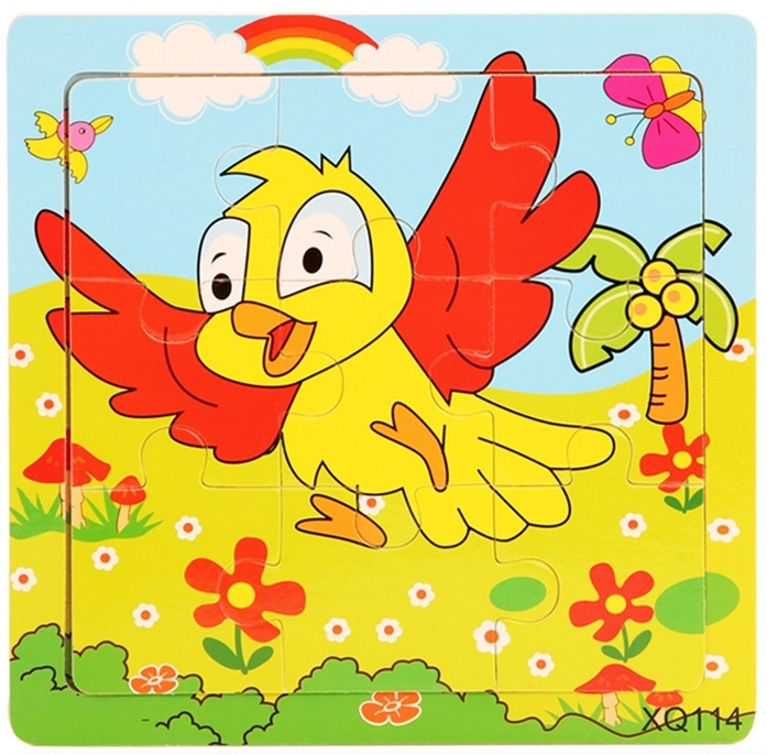 9-piece puzzle, Bird in the group TOYS, KIDS & BABY PRODUCTS / Toys / Kids puzzle at TP E-commerce Nordic AB (38-82589)