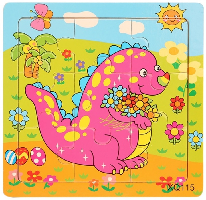 9-bitars pussel, Dinosaur in the group TOYS, KIDS & BABY PRODUCTS / Toys / Puzzles at TP E-commerce Nordic AB (38-82600)