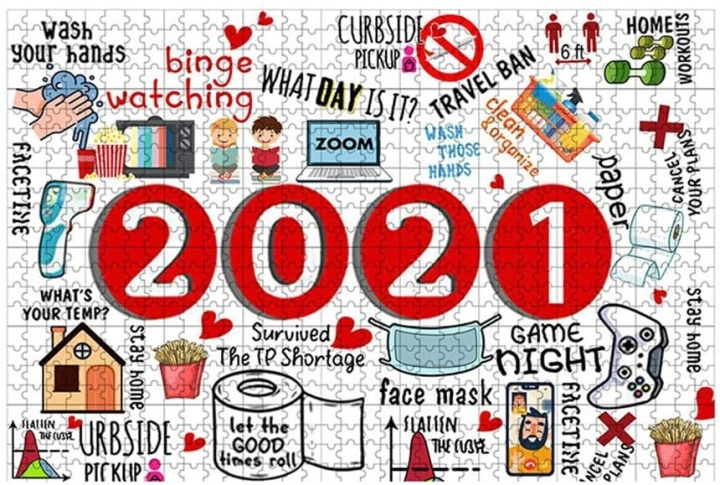 2021 Puzzle 1000 pieces in the group Sport, leisure & Hobby / Hobby / Puzzle at TP E-commerce Nordic AB (38-82611)