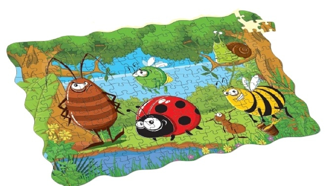 208-bit puzzle, Insects in the group TOYS, KIDS & BABY PRODUCTS / Toys / Puzzles at TP E-commerce Nordic AB (38-82612)