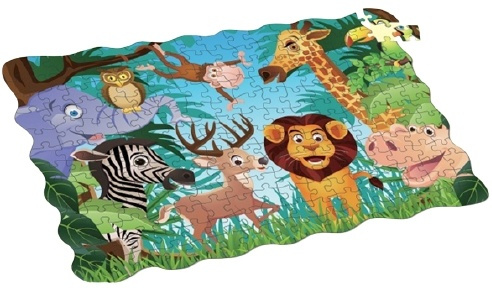 208-bit puzzle, Jungle in the group TOYS, KIDS & BABY PRODUCTS / Toys / Kids puzzle at TP E-commerce Nordic AB (38-82614)