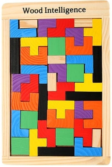 Wooden IQ puzzle for children in the group TOYS, KIDS & BABY PRODUCTS / Toys / Puzzles at TP E-commerce Nordic AB (38-82618)