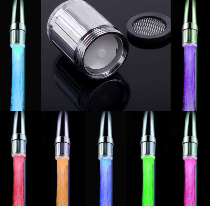 LED nozzle for water tap in 7 colors in the group Sport, leisure & Hobby / Fun stuff / Smart home at TP E-commerce Nordic AB (38-82644)