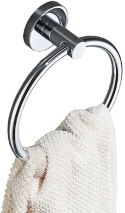 Towel ring, Stainless steel in the group HOME, HOUSEHOLD & GARDEN / Bathroom / Other at TP E-commerce Nordic AB (38-82648)