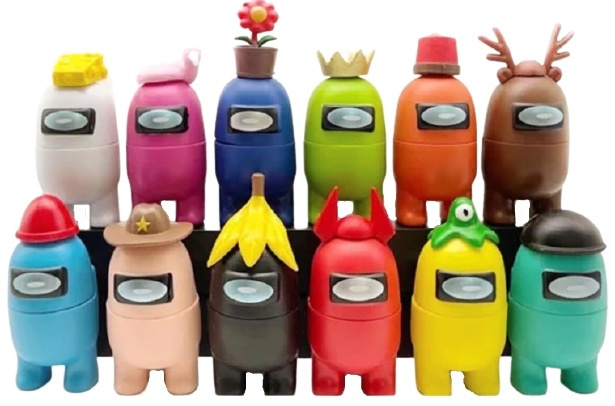 Among Us-figurer, 12st in the group TOYS, KIDS & BABY PRODUCTS / Toys / Toys at TP E-commerce Nordic AB (38-82681)