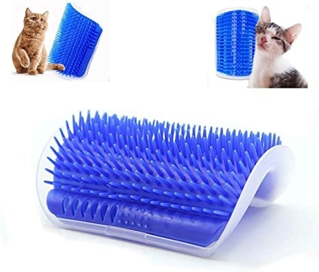 Corner brush for cats, Blue in the group HOME, HOUSEHOLD & GARDEN / Pet Accessories / Cat at TP E-commerce Nordic AB (38-82686)