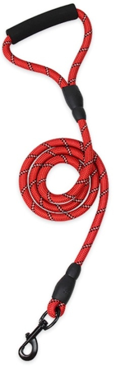 Leash in nylon, Red in the group HOME, HOUSEHOLD & GARDEN / Pet Accessories / Dog at TP E-commerce Nordic AB (38-82692)