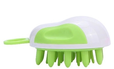 Massaging Shampoo Brush, White-Green in the group BEAUTY & HEALTH / Massage & Wellness / Massage at TP E-commerce Nordic AB (38-82714)