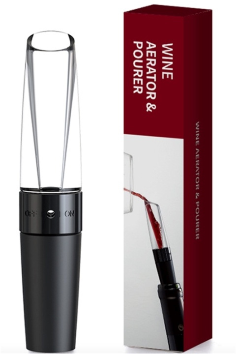 Wine aerator + pouring spout with control in the group HOME, HOUSEHOLD & GARDEN / Kitchen utensils / Wine & Drink accessories at TP E-commerce Nordic AB (38-82735)