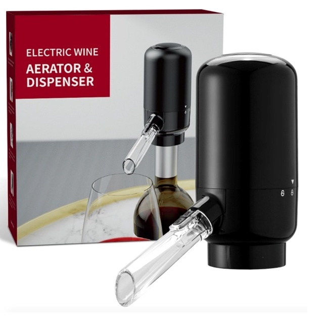 Electric wine aerator and dispenser in the group HOME, HOUSEHOLD & GARDEN / Kitchen utensils / Wine & Drink accessories at TP E-commerce Nordic AB (38-82763)