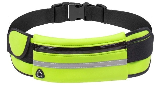 Sporty waist bag, Neon yellow in the group SMARTPHONE & TABLETS / Phone cases / Universal protection / Wallet Case at TP E-commerce Nordic AB (38-82818)