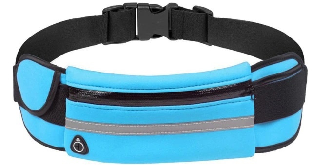 Sporty waist bag, Blue in the group SMARTPHONE & TABLETS / Phone cases / Universal protection / Wallet Case at TP E-commerce Nordic AB (38-82820)