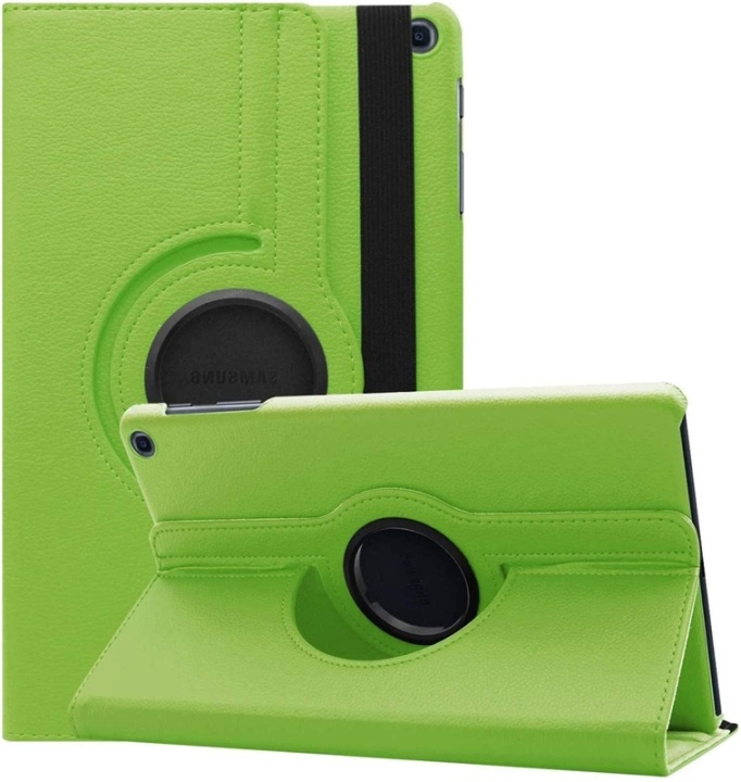 Case for Samsung S6 Lite P610, Rotatable 360°, Green in the group SMARTPHONE & TABLETS / Tablet cases / Samsung tablets at TP E-commerce Nordic AB (38-82876)