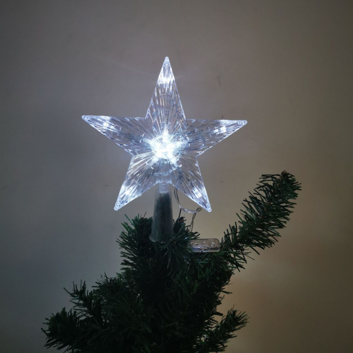 Christmas tree light star, White in the group HOME ELECTRONICS / Lighting / Christmas lights at TP E-commerce Nordic AB (38-82926)