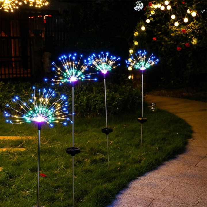 Firework lamp, Solar cell, 2 pcs in the group HOME, HOUSEHOLD & GARDEN / Electricity & Lighting / Outdoor lighting / Solar lamp at TP E-commerce Nordic AB (38-82934)