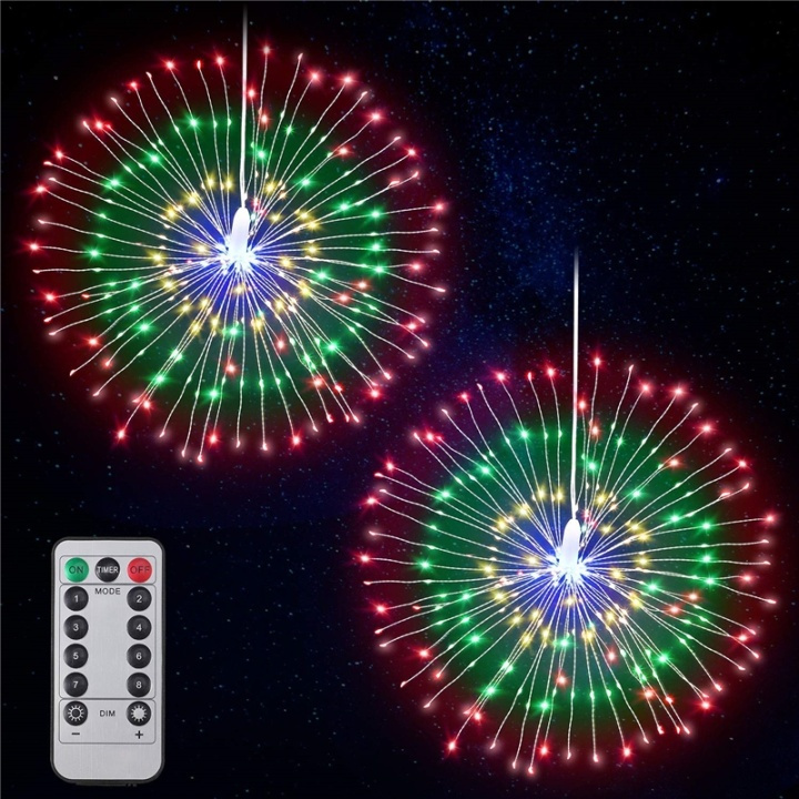 Battery-powered fireworks with remote control x 2 in the group HOME ELECTRONICS / Lighting / Other lighting at TP E-commerce Nordic AB (38-82935)