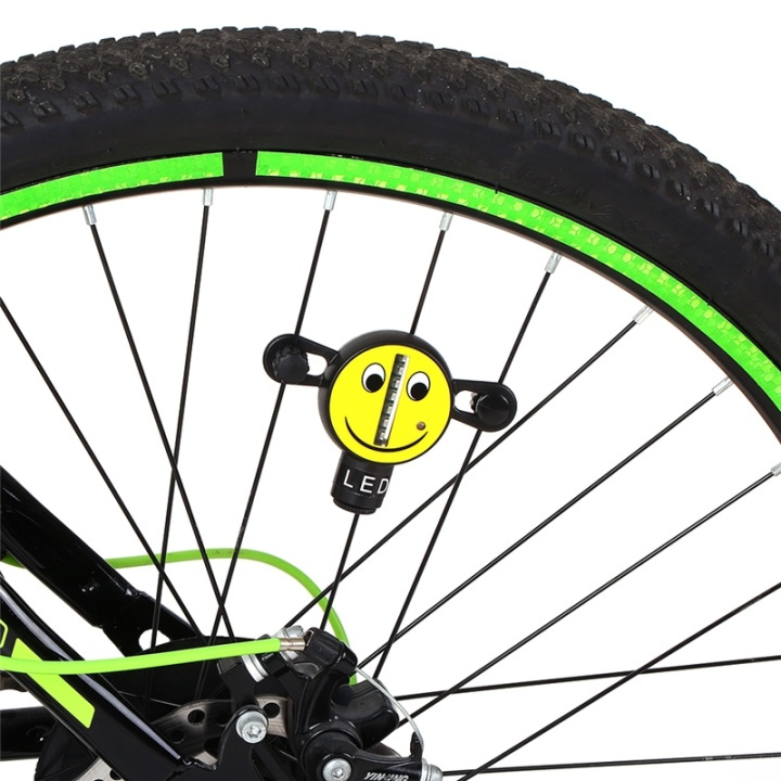 Bicycle wheel lighting Smiley, 30 designs in the group Sport, leisure & Hobby / Sports equipment / Bicycle accessories / Bicycle lighting at TP E-commerce Nordic AB (38-82967)