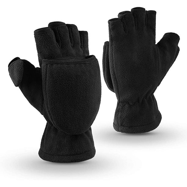 Flip-top fleece gloves, Large in the group Sport, leisure & Hobby / Accessories / Mittens & Gloves at TP E-commerce Nordic AB (38-83036)