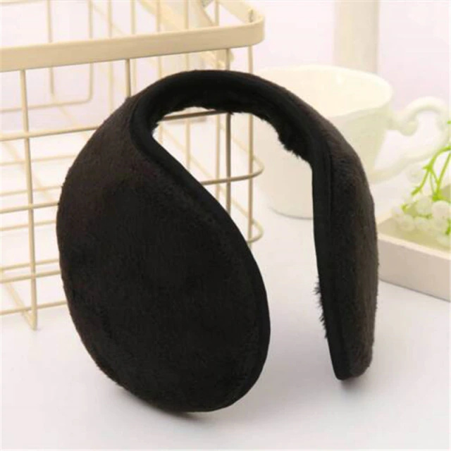 Ear muffs in cozy plush material, Black in the group Sport, leisure & Hobby / Accessories / Other accessories at TP E-commerce Nordic AB (38-83044)