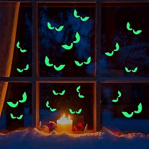 Wall decorations with spooky self-luminous eyes 29 x 22 cm in the group HOME, HOUSEHOLD & GARDEN / Interior / Halloween at TP E-commerce Nordic AB (38-83056)