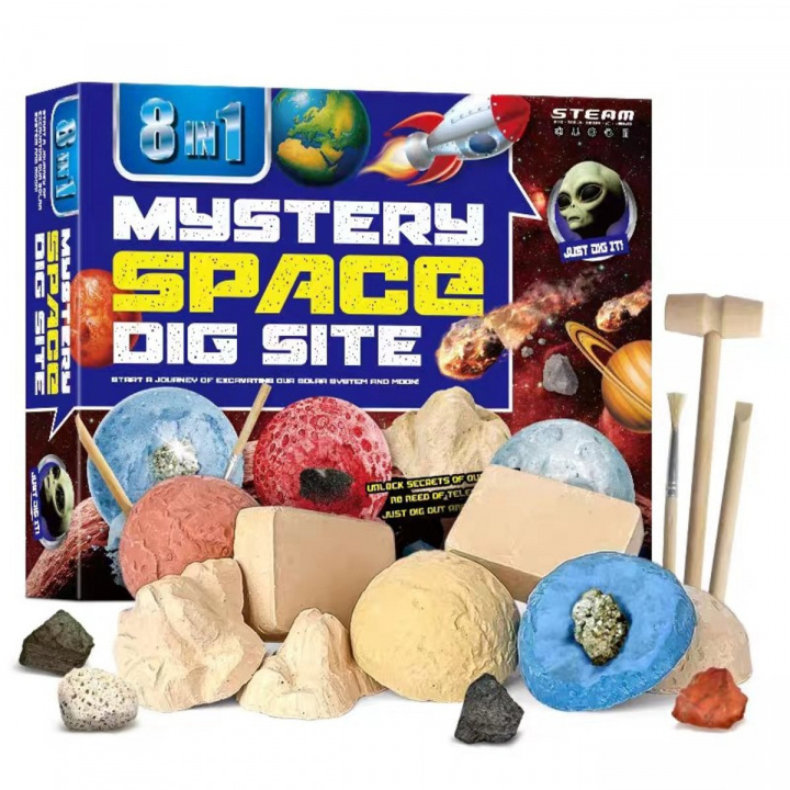 Mysterious excavation kit with space theme in the group TOYS, KIDS & BABY PRODUCTS / Toys / Crafts at TP E-commerce Nordic AB (38-83082)