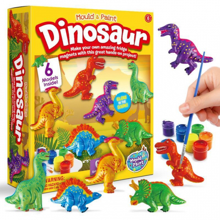 DIY kit for kids - Cast and paint your own dinosaurs in the group TOYS, KIDS & BABY PRODUCTS / Toys / Experiment & DIY at TP E-commerce Nordic AB (38-83083)