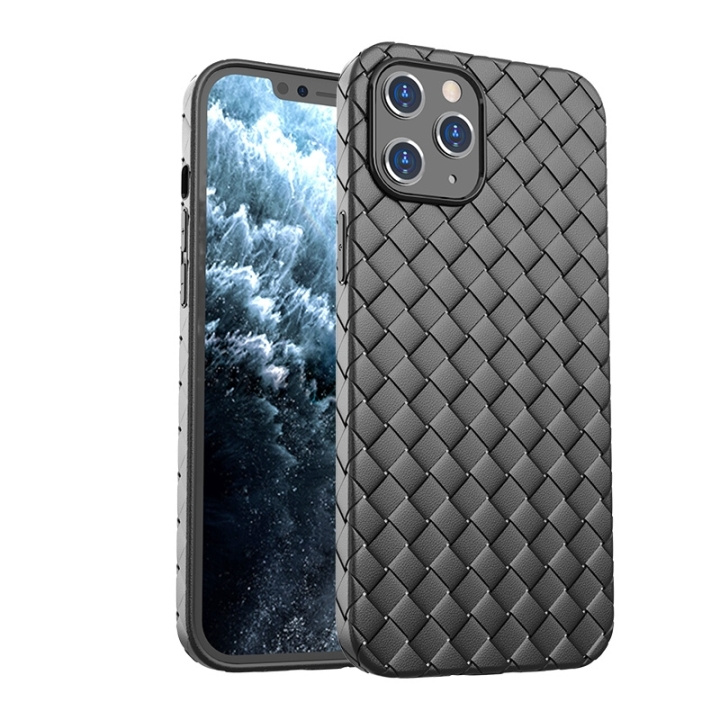 Woven TPU Case for iPhone 13, Black in the group SMARTPHONE & TABLETS / Phone cases / Apple / iPhone 13 / Cases at TP E-commerce Nordic AB (38-83135)