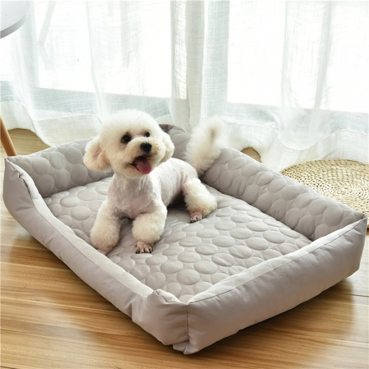 Dog bed, gray, 60 cm in the group HOME, HOUSEHOLD & GARDEN / Pet Accessories / Dog at TP E-commerce Nordic AB (38-83182)