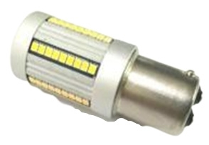 Canbus LED-lampa, 1157-66SMD, 1300±10lm, Röd in the group CAR / Car lights / Warning lights at TP E-commerce Nordic AB (38-83195)