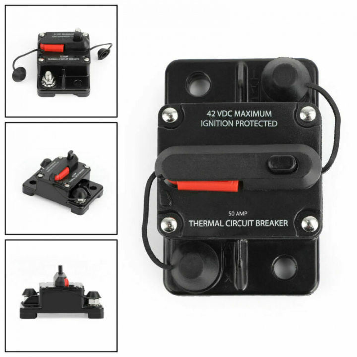 Automatic circuit breaker for car, 50A in the group CAR / Car accessories / Other Car accessories at TP E-commerce Nordic AB (38-83208)