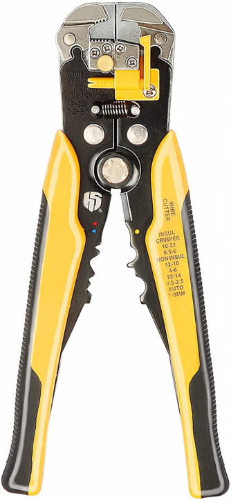 Wire stripper, cutter, and crimping tool, 3-in-1. in the group HOME, HOUSEHOLD & GARDEN / Tools / Other tools & Accesories at TP E-commerce Nordic AB (38-83232)