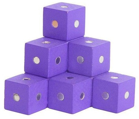 Magnetic building blocks, Purple in the group TOYS, KIDS & BABY PRODUCTS / Toys / Building toys / Toy blocks at TP E-commerce Nordic AB (38-83252)