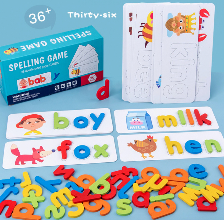 Word game - learn words in English in the group TOYS, KIDS & BABY PRODUCTS / Games / Children\'s games at TP E-commerce Nordic AB (38-83268)