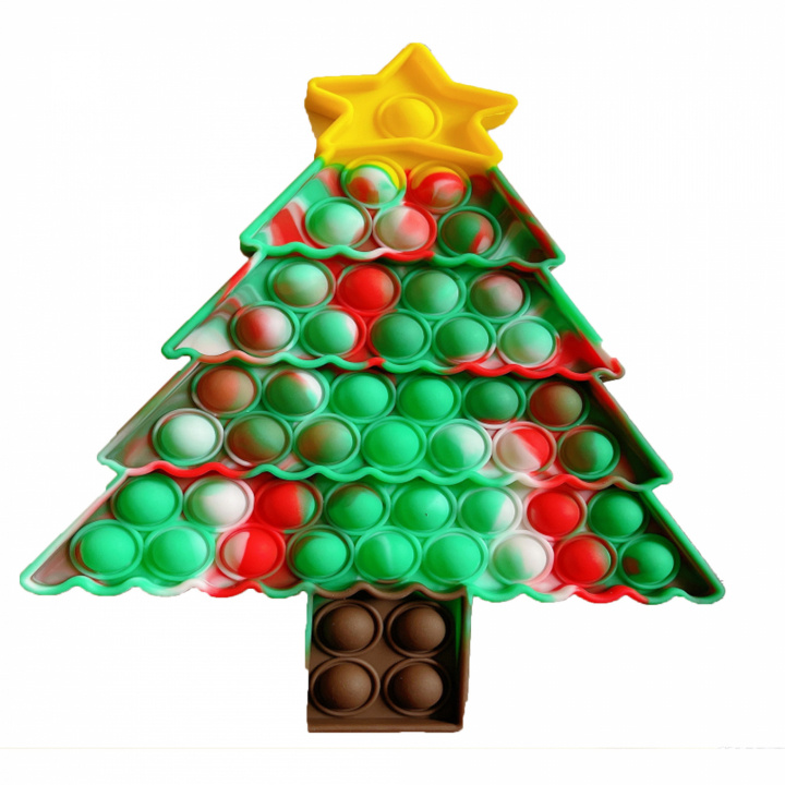 Fidget toy, Pop-it Christmas tree in the group TOYS, KIDS & BABY PRODUCTS / Toys / Fidget Spinners at TP E-commerce Nordic AB (38-83290)