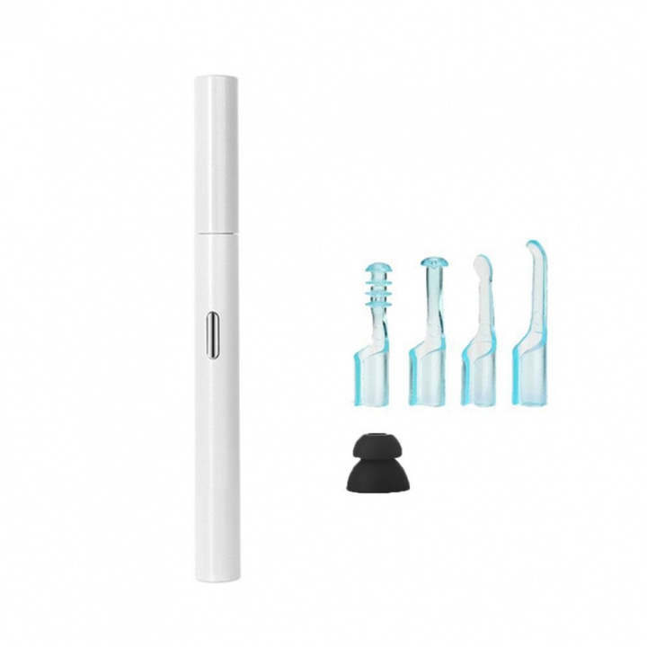 Ear cleaner with WiFi camera and nozzles, White in the group Sport, leisure & Hobby / Fun stuff / Smart home at TP E-commerce Nordic AB (38-83306)