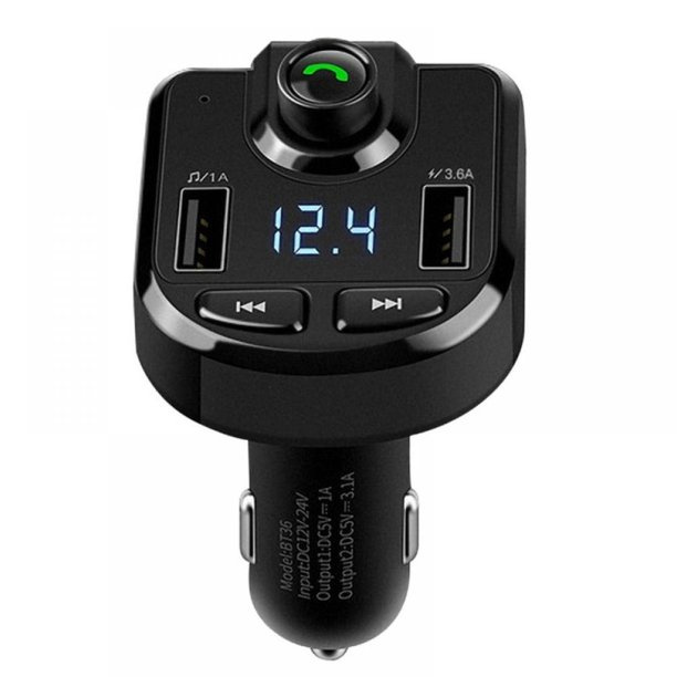 FM transmitter for the car with hands-free and charger in the group CAR / Car audio & Multimedia / FM-transmitters at TP E-commerce Nordic AB (38-83311)